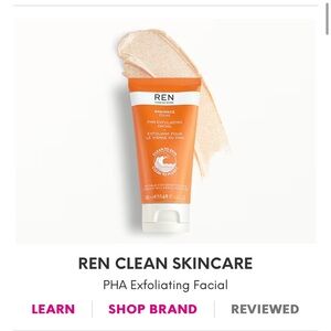 New REN Clean Skincare PHA Exfoliating Facial
